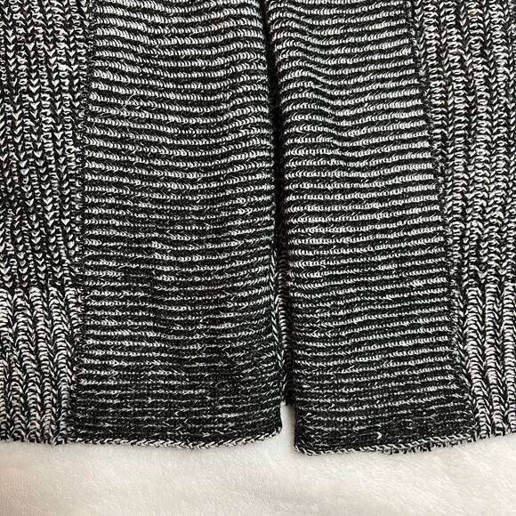 Romeo & Juliet Couture Cable Knit Rib Trim Long Line Open Front Cardigan Size S - Picture 8 of 11